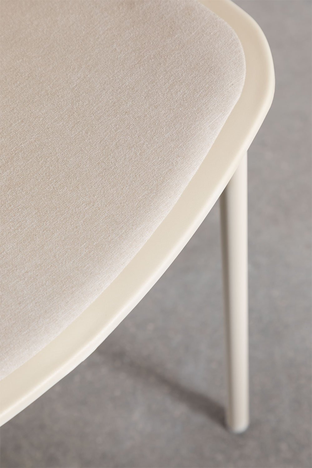 Maeba polypropylene and steel dining chair, gallery image 6