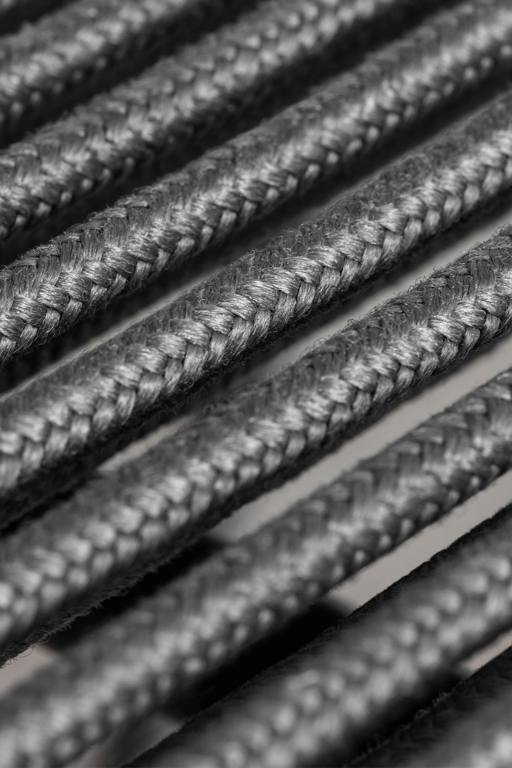 Pack of 4 stackable garden chairs in iron and braided rope Mileyd, gallery image 7