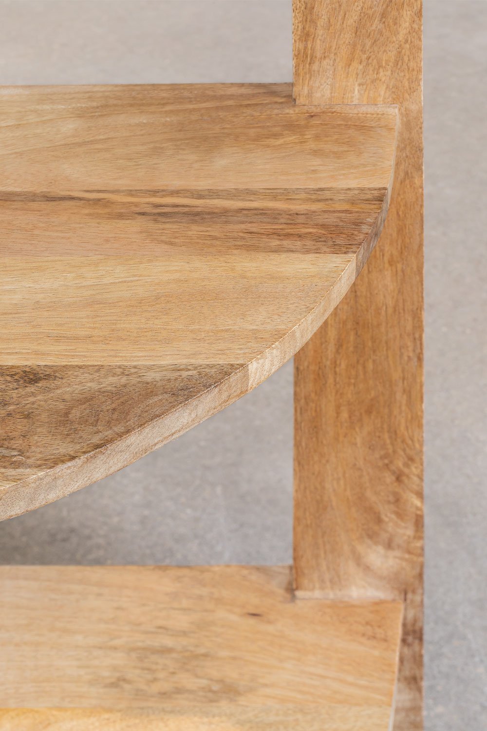 Pattell mango wood corner shelf, gallery image 3