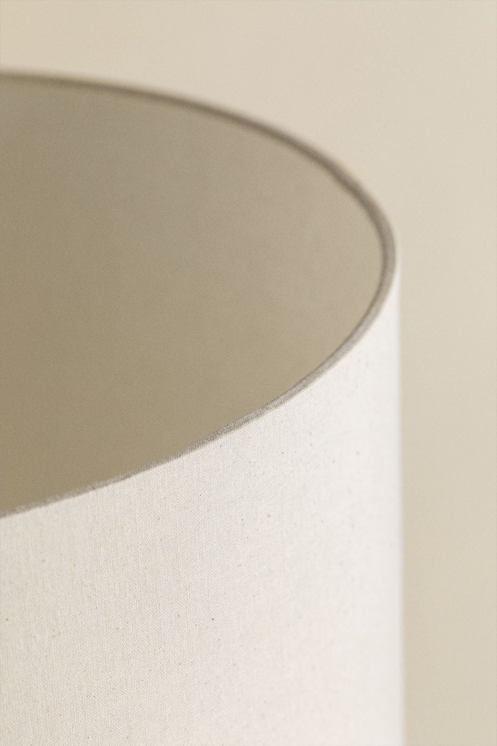 Table lamp in linen and fiberglass Otile, gallery image 4