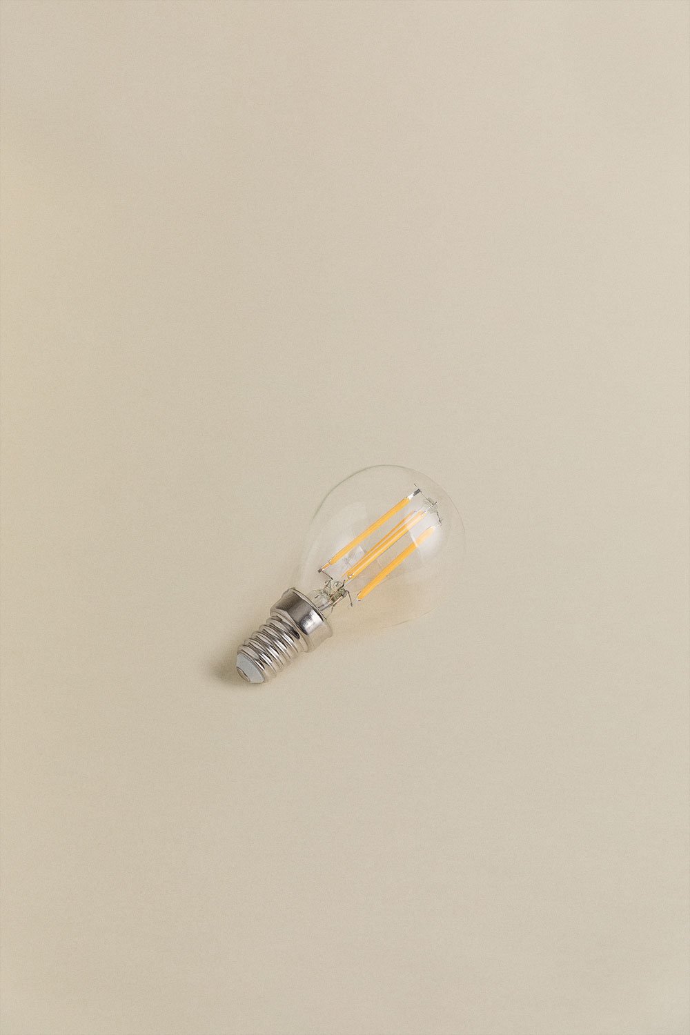 LED Filament Bulb E14 G45 6W, gallery image 1