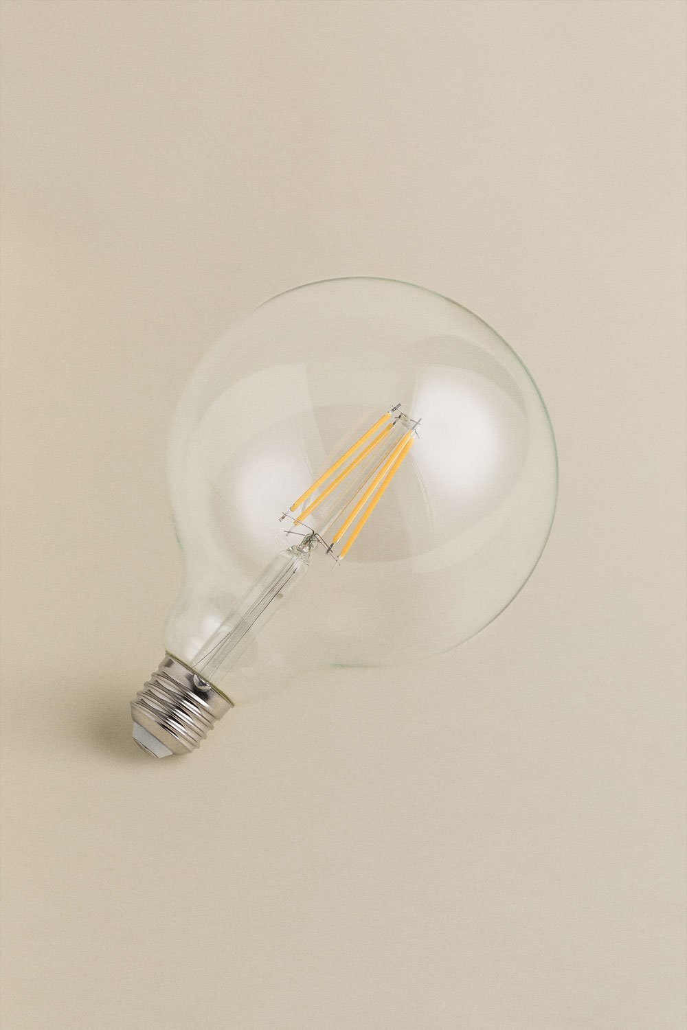 LED Filament Bulb E27 G125 10W, gallery image 1
