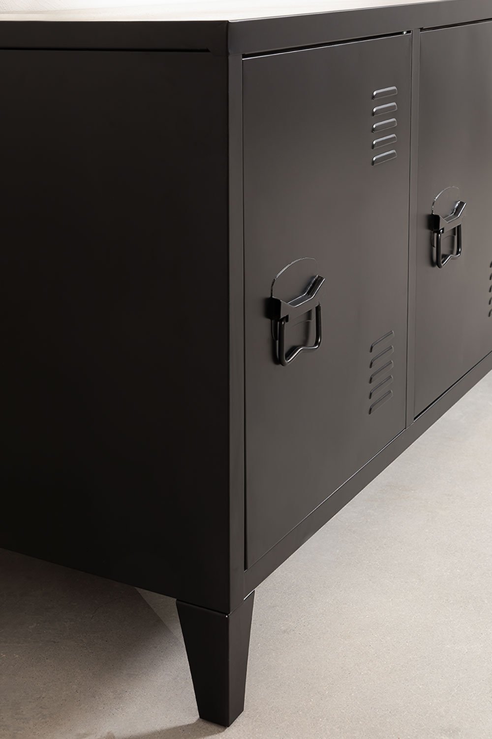 Pohpli steel locker TV cabinet 120x40 cm, gallery image 4