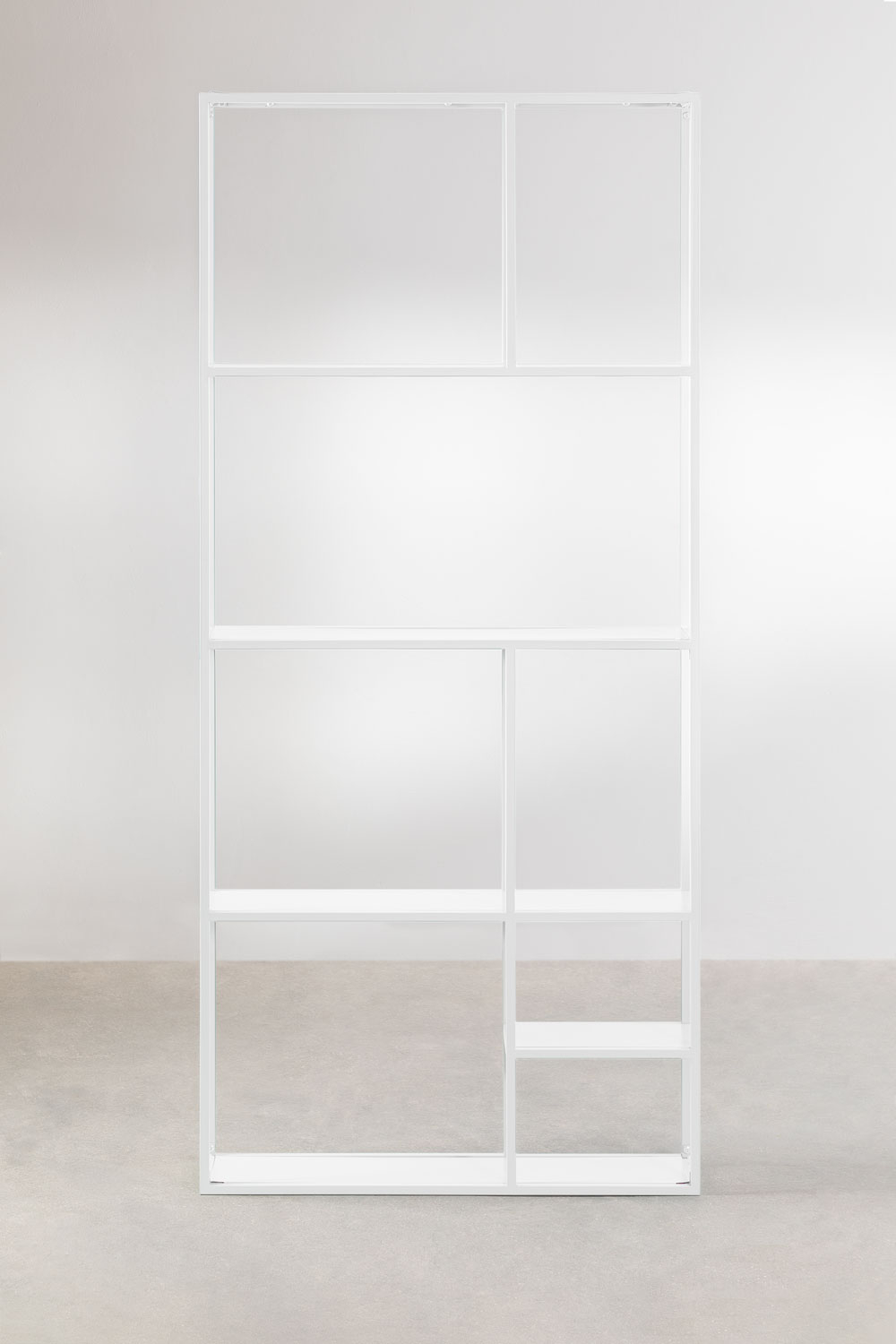 Modular wall shelf 80x180 cm in Thura steel - SKLUM