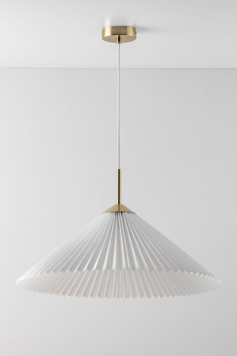 Margalida Metal and Fabric Ceiling Lamp