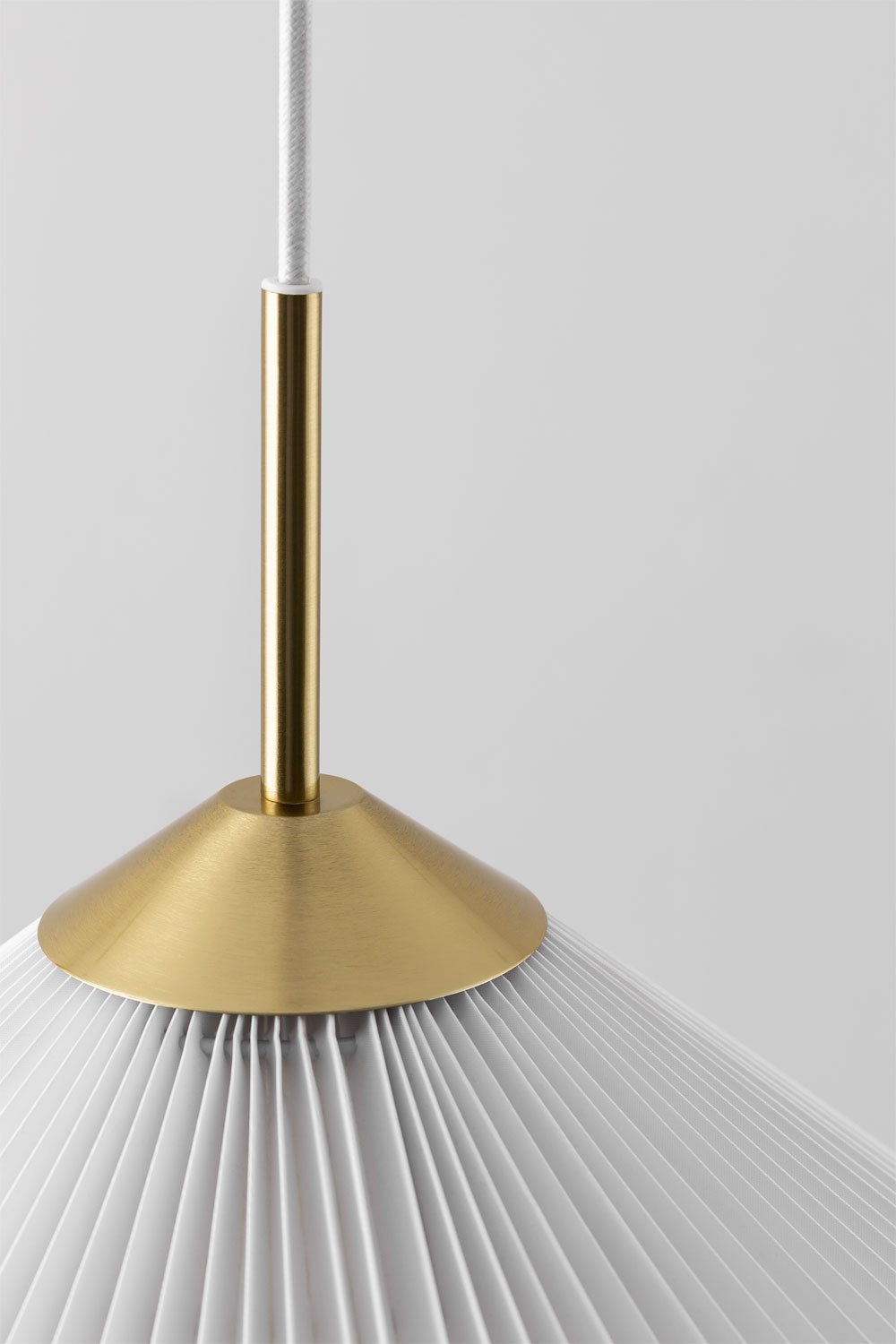 Margalida Metal and Fabric Ceiling Lamp, gallery image 5