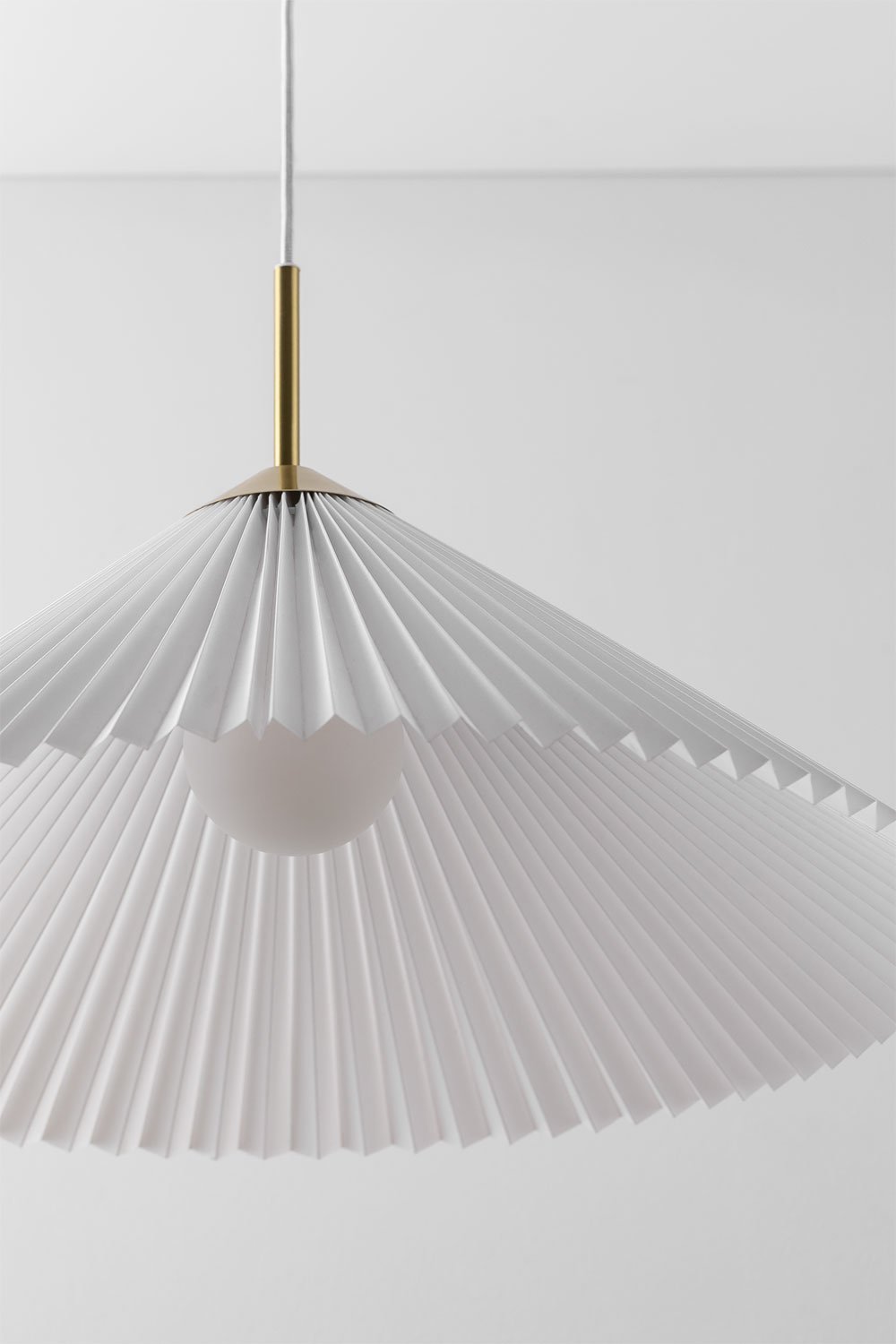 Margalida Metal and Fabric Ceiling Lamp, gallery image 6