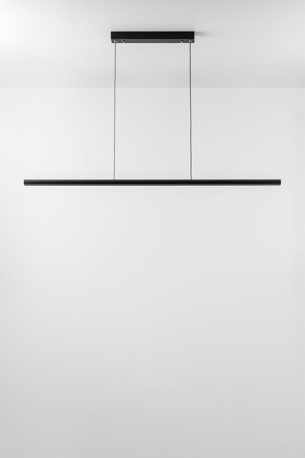 Wilen LED linear ceiling lamp in aluminium (120 cm), gallery image 3