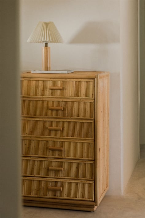 Leiremy rattan chest of drawers