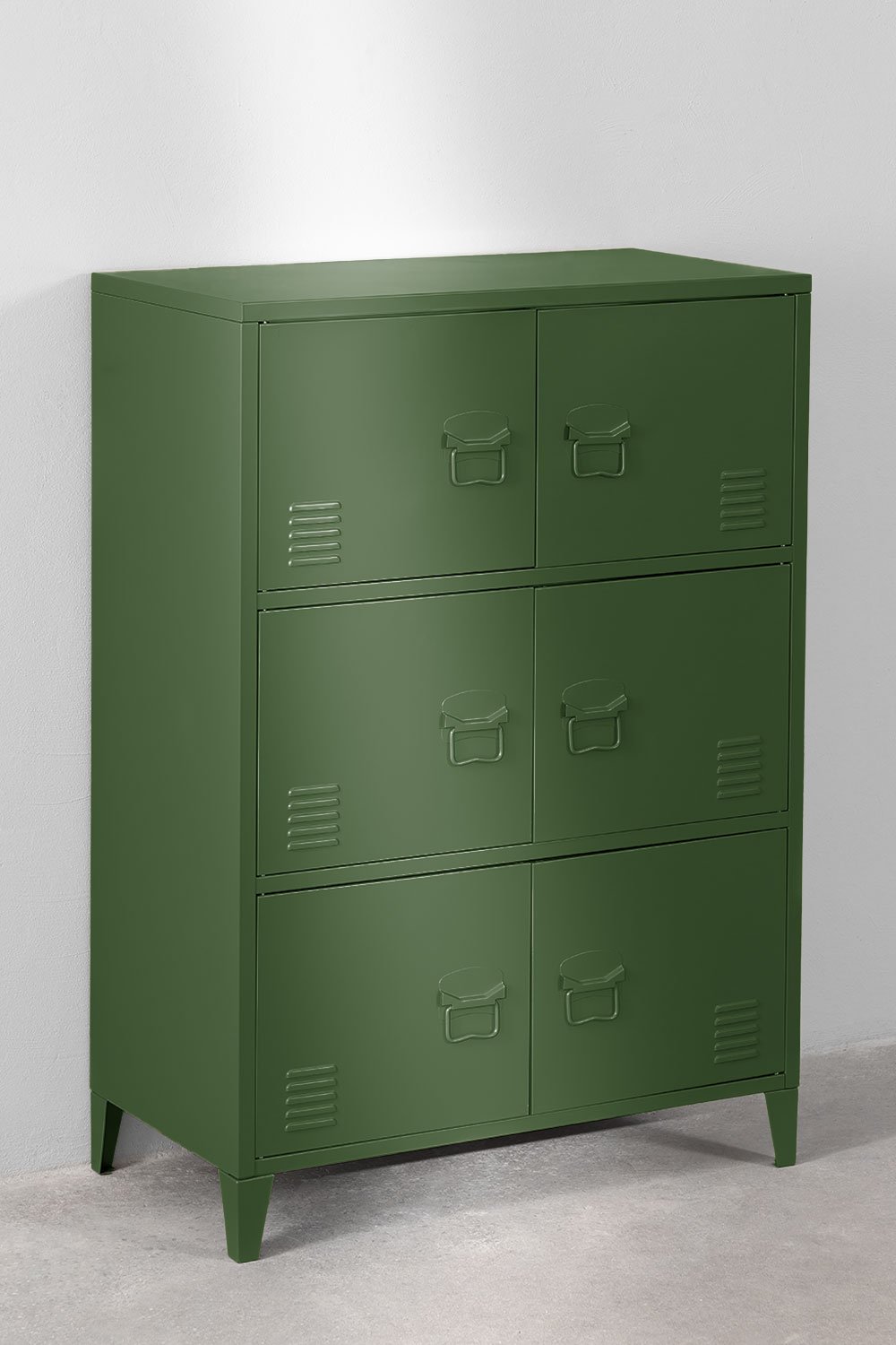 Pohpli 6-Door Steel Locker Drawer, gallery image 1