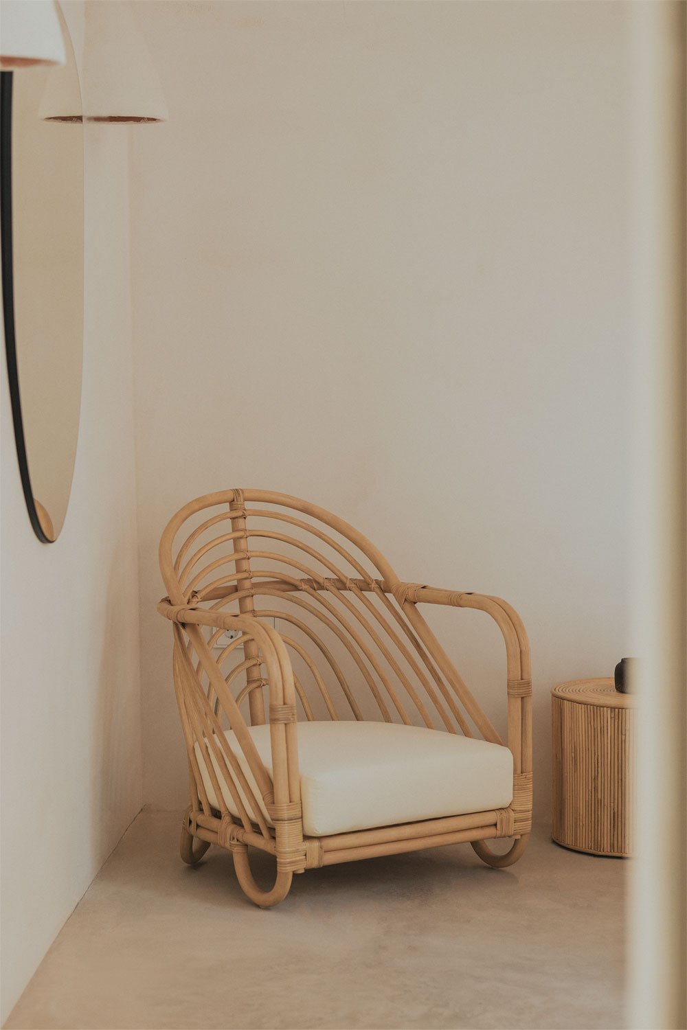 Baylor rattan armchair, gallery image 1