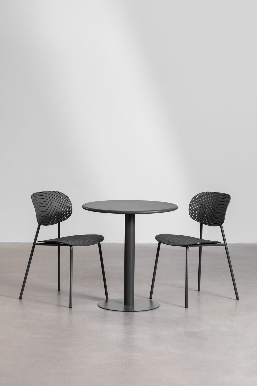 Mizzi Round Table Set (Ø70 cm) and 2 Tupah Garden Chairs, gallery image 2