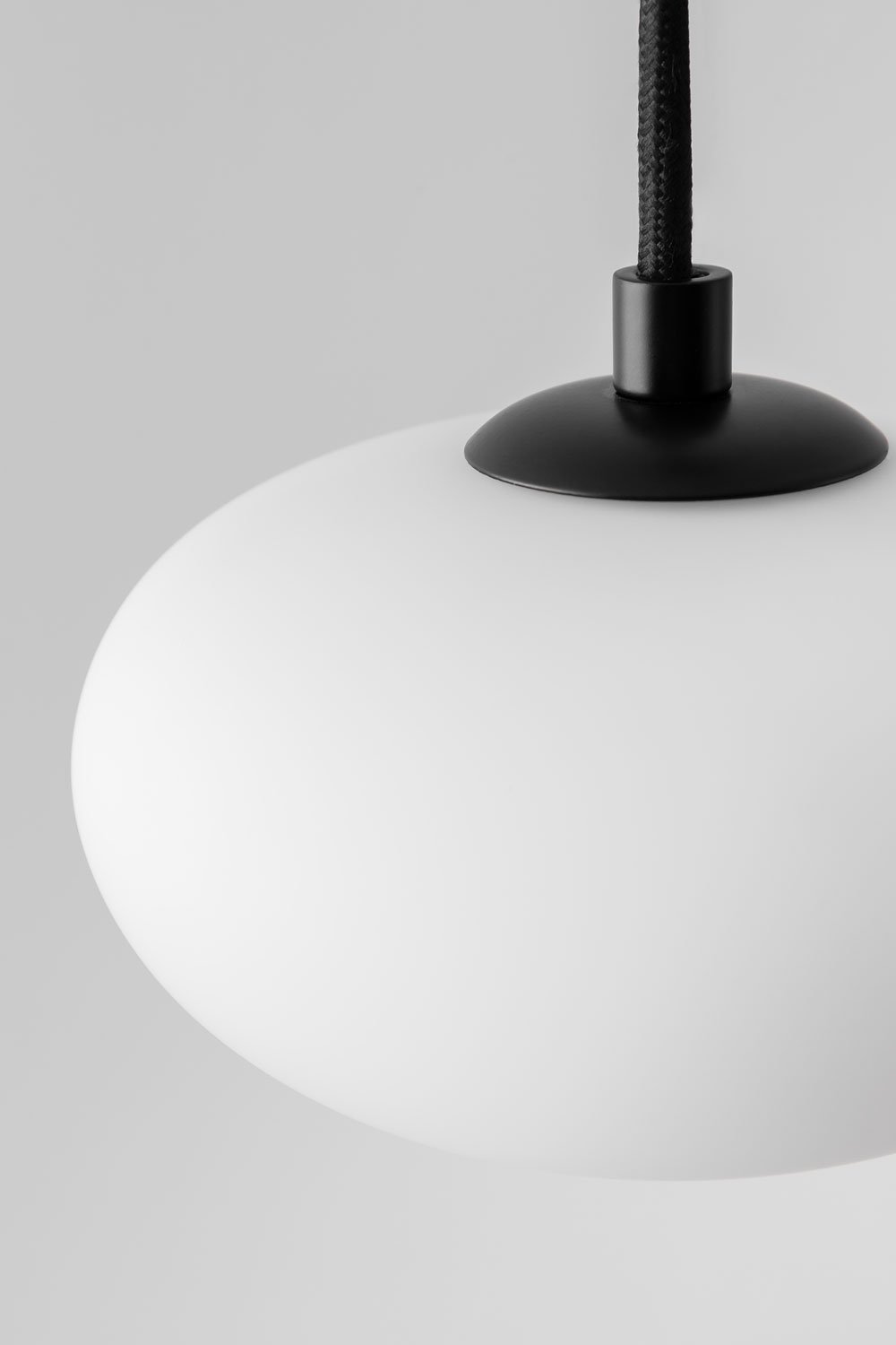 Marliene metal ceiling lamp with glass ball, gallery image 4