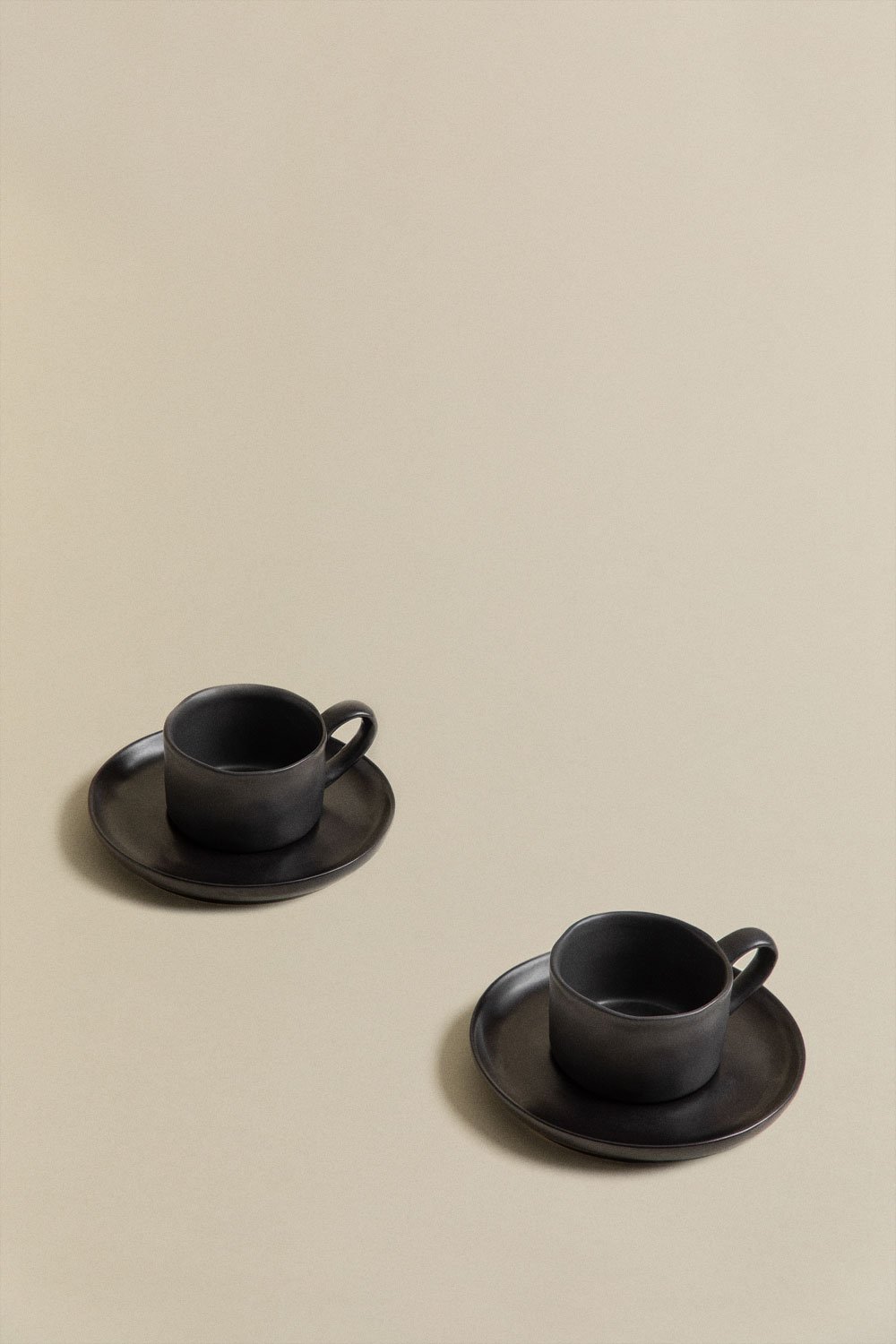 Pack of 2 coffee cups 10 cl with saucer Belvere, gallery image 4