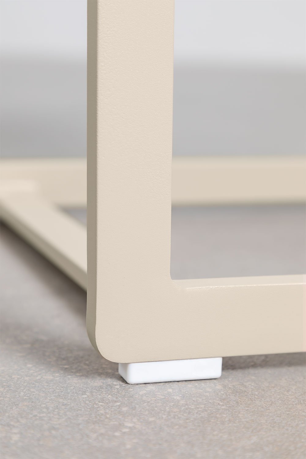 Square Garden Side Table 40x40 cm in Aluminum Dulem, gallery image 6