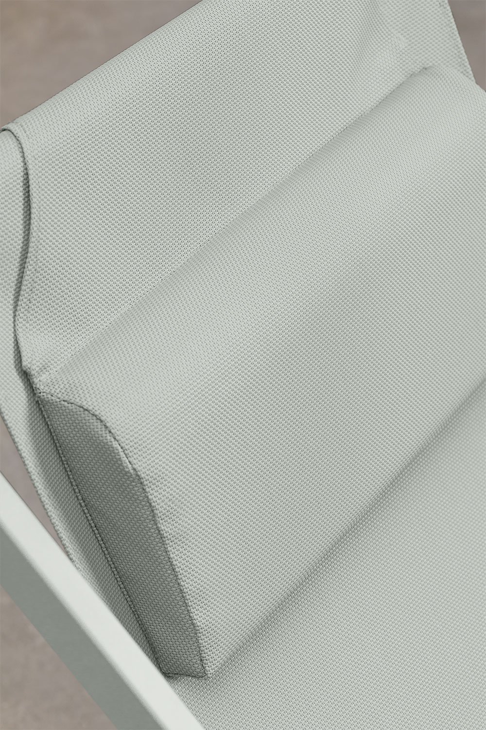 Jensy folding hammock with cushion in steel, gallery image 5