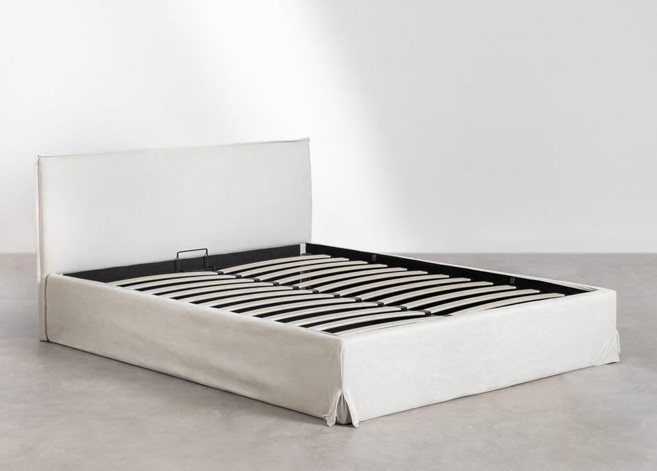 Lorea bed with foldable canape