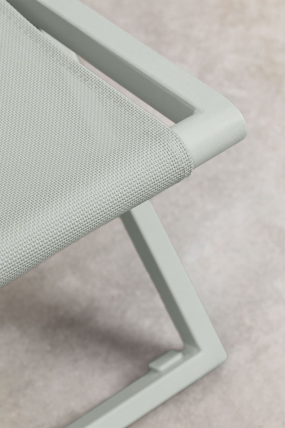 Jensy steel folding loungers with cushion, pack of 2, gallery image 6