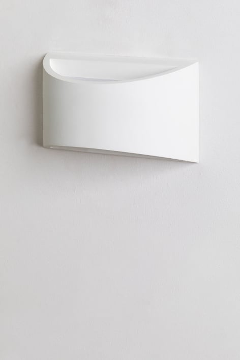 Lamara plaster wall sconce