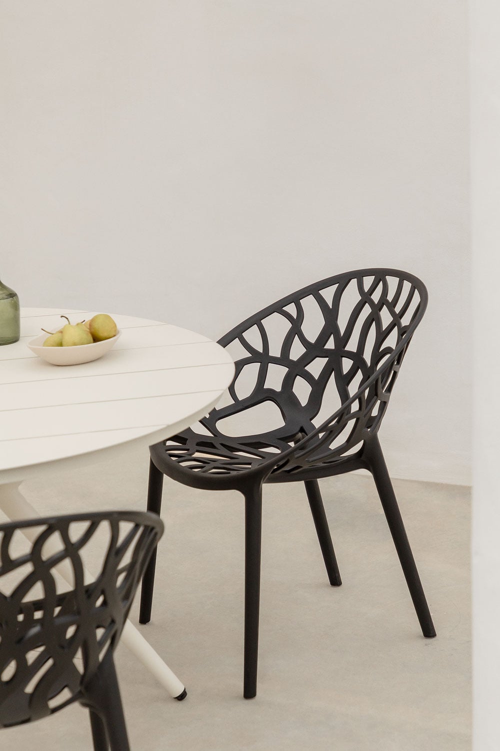 Pack of 2 stackable garden chairs in polypropylene Ores, gallery image 1