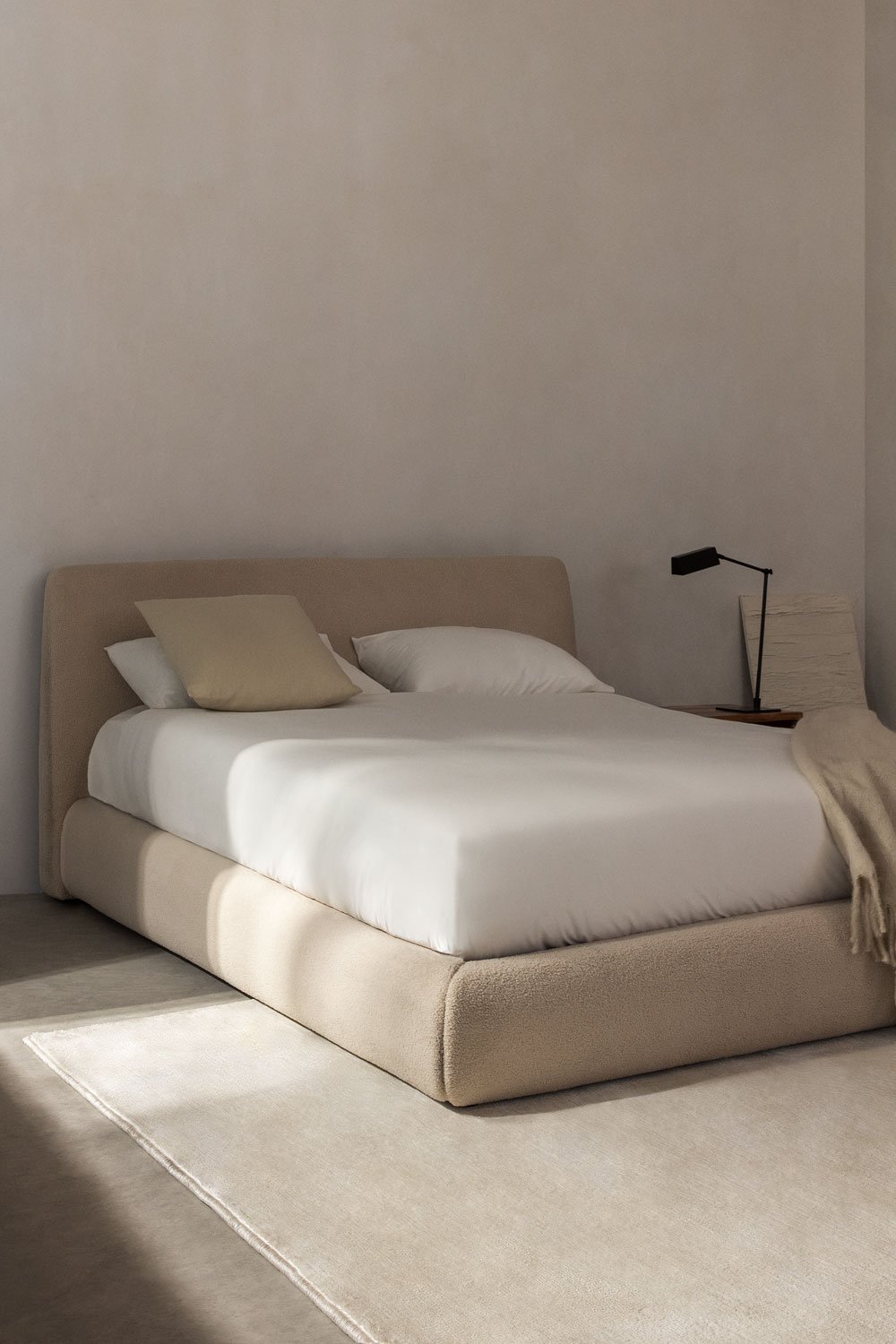 Bed with Pullback Sofa in Borreguito Norena, gallery image 1