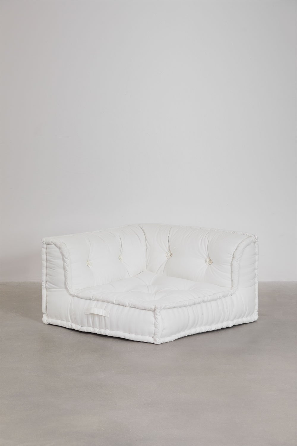 3-piece corner modular sofa in Dhel cotton, gallery image 6