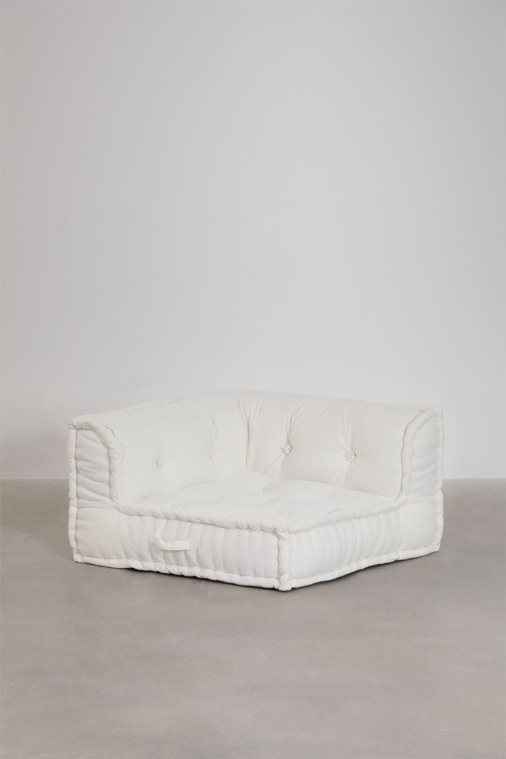 Dhel corner modular sofa in cotton, gallery image 3