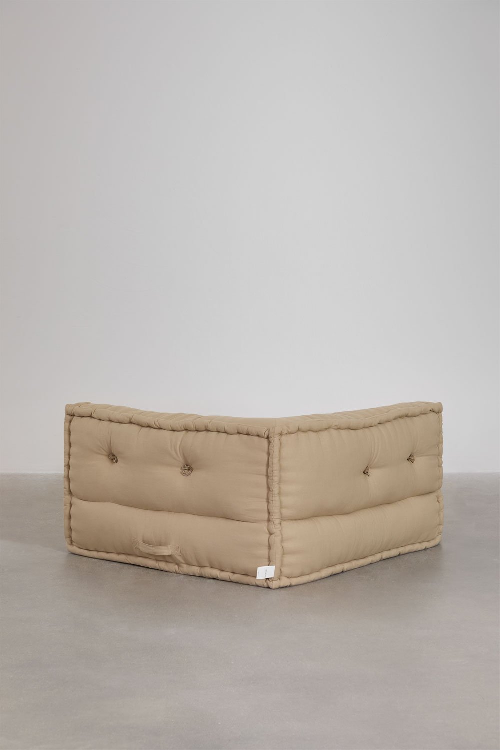 Dhel corner modular sofa in cotton, gallery image 4