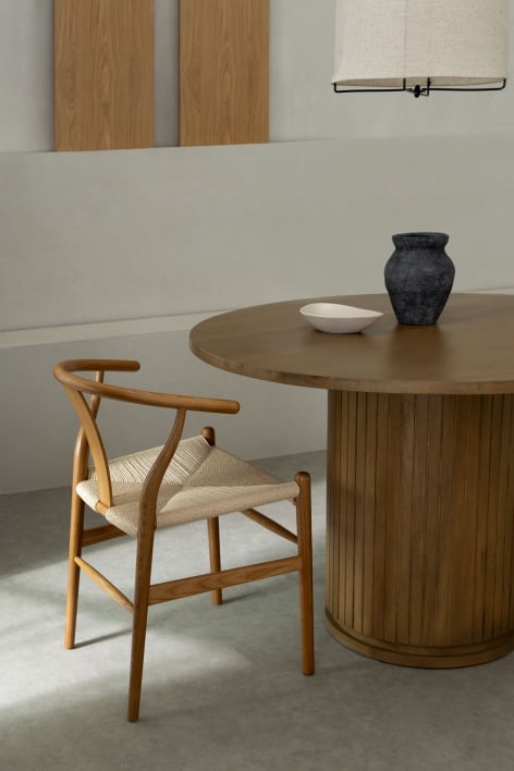 Uish Edition dining chair - Brown Ash