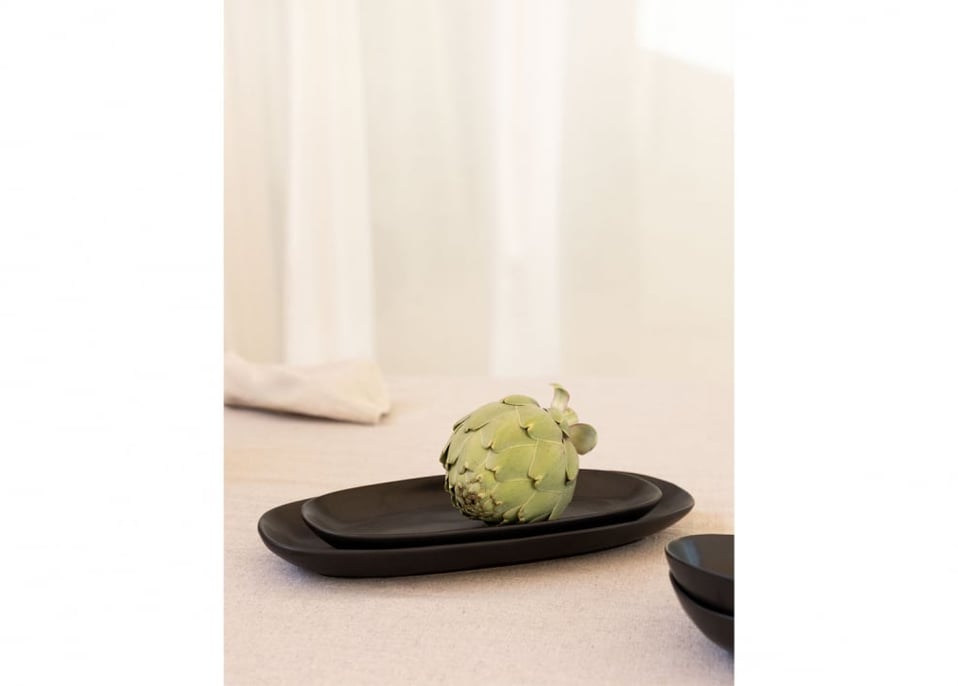 Set of 2 Belvere trays - Black