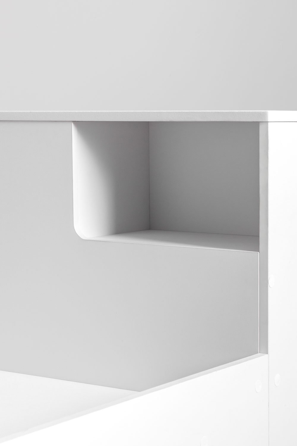 Bed for 90x190 cm mattress with 2 MDF drawers Janete, gallery image 6