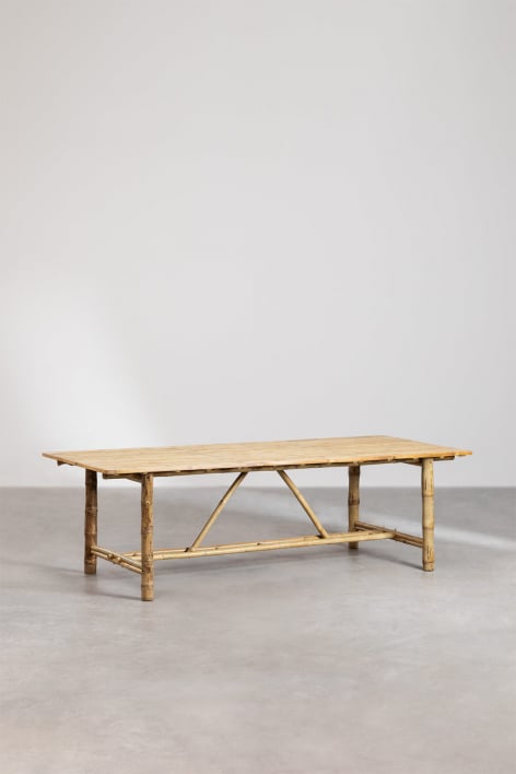 Senia Rectangular Bamboo Dining Table