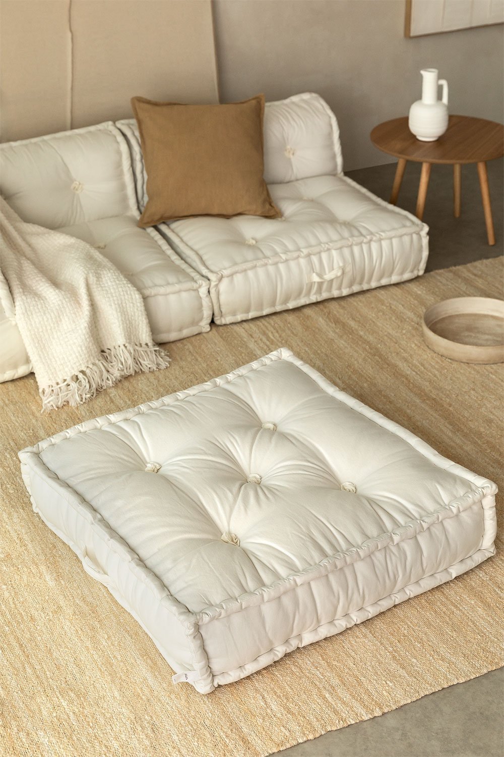 Dhel Cotton Modular Sofa Cushion, gallery image 1