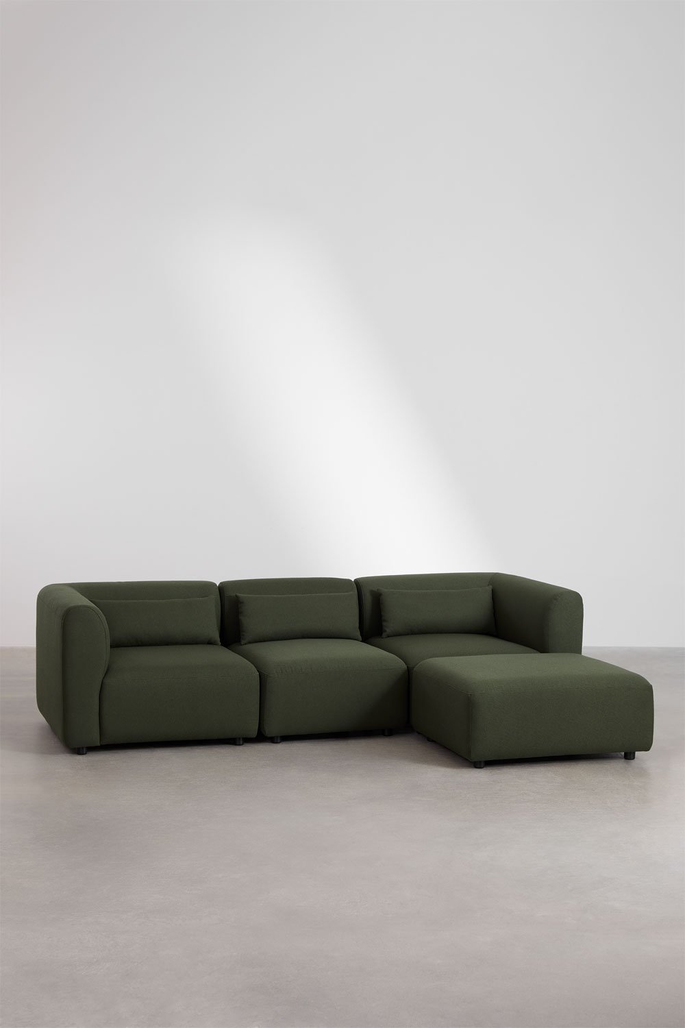 4-Piece Modular Sofa with Pouf Fogler, gallery image 1