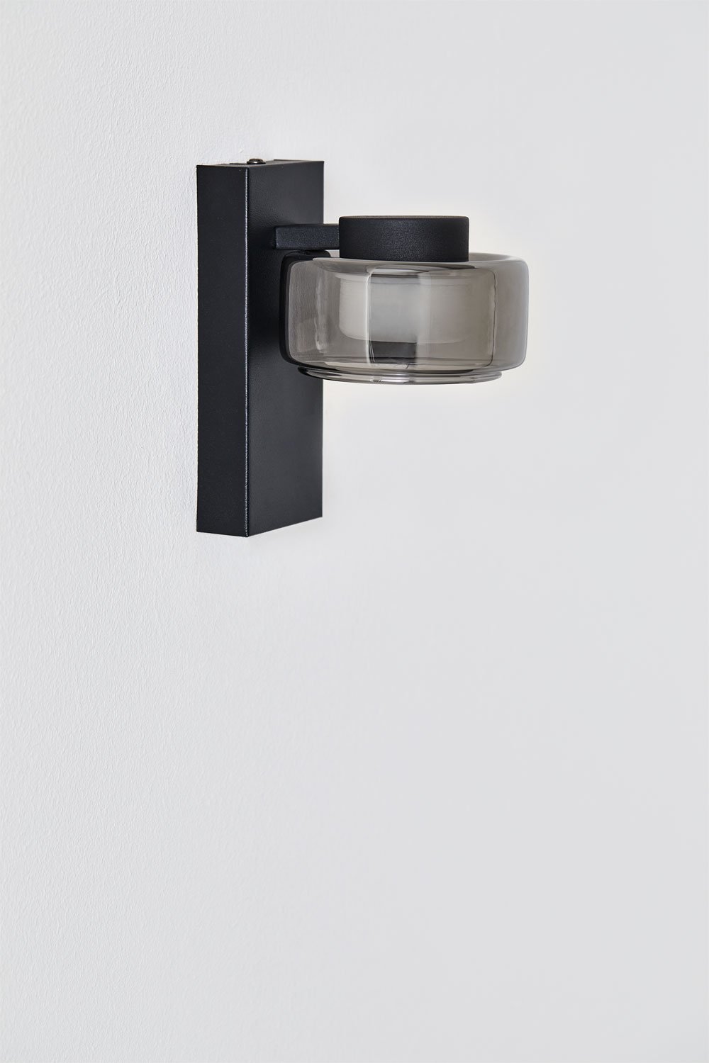 LED Outdoor Wall Light in Metal and Glass Valideri, gallery image 1