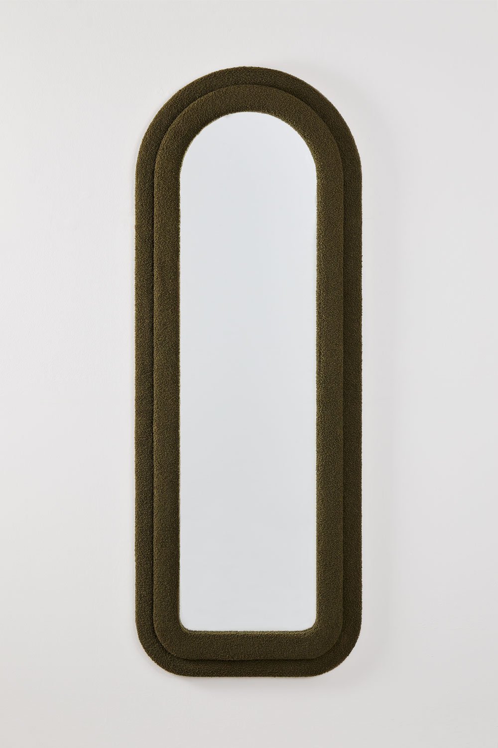 Sheepskin wall mirror 60x160 cm Ilai, gallery image 2