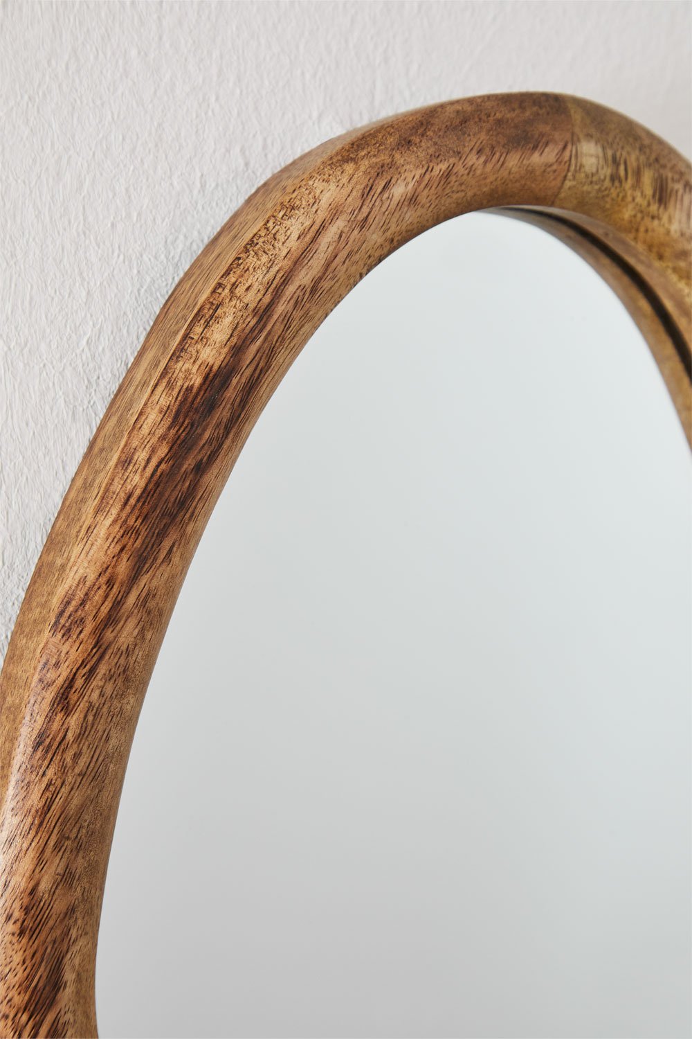 Gabael mango wood wall mirror, gallery image 4