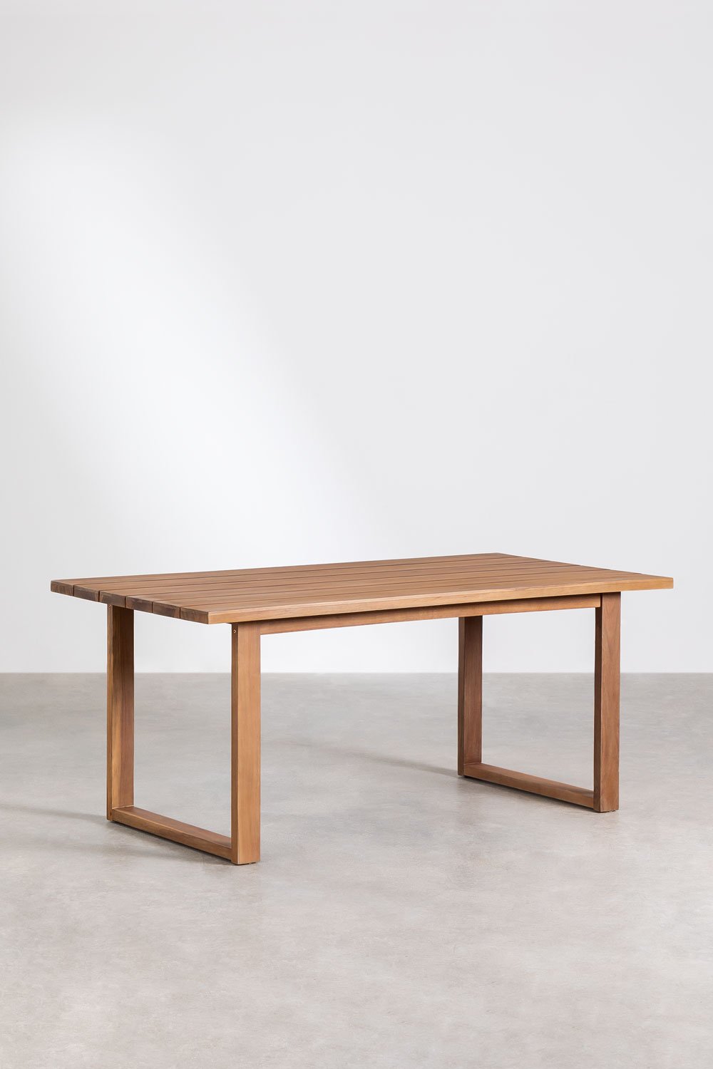 Rectangular Garden Table in Acacia Wood (180x90 cm) Saveria, gallery image 2