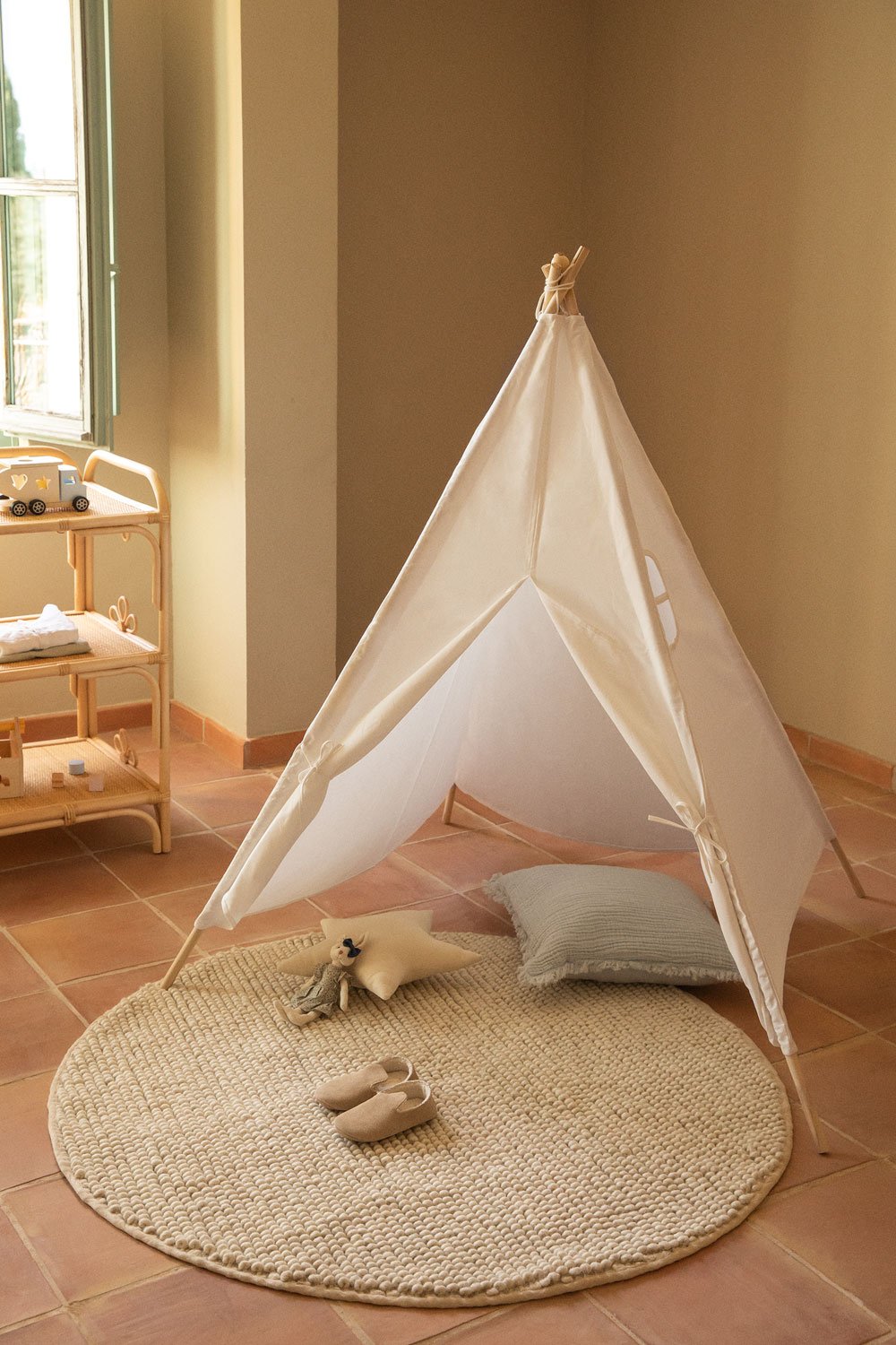 Wooden tipi cheap
