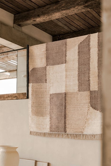 Davina jute and cotton rug (240x160 cm)