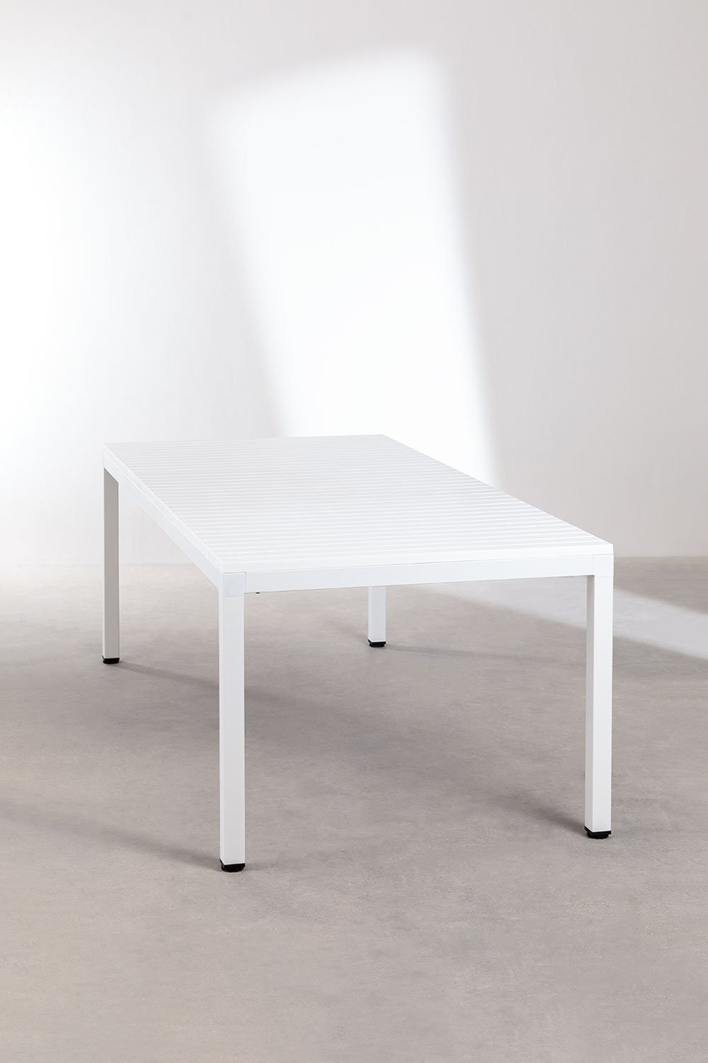 Rectangular aluminum dining table (210x100 cm) Marti, gallery image 2