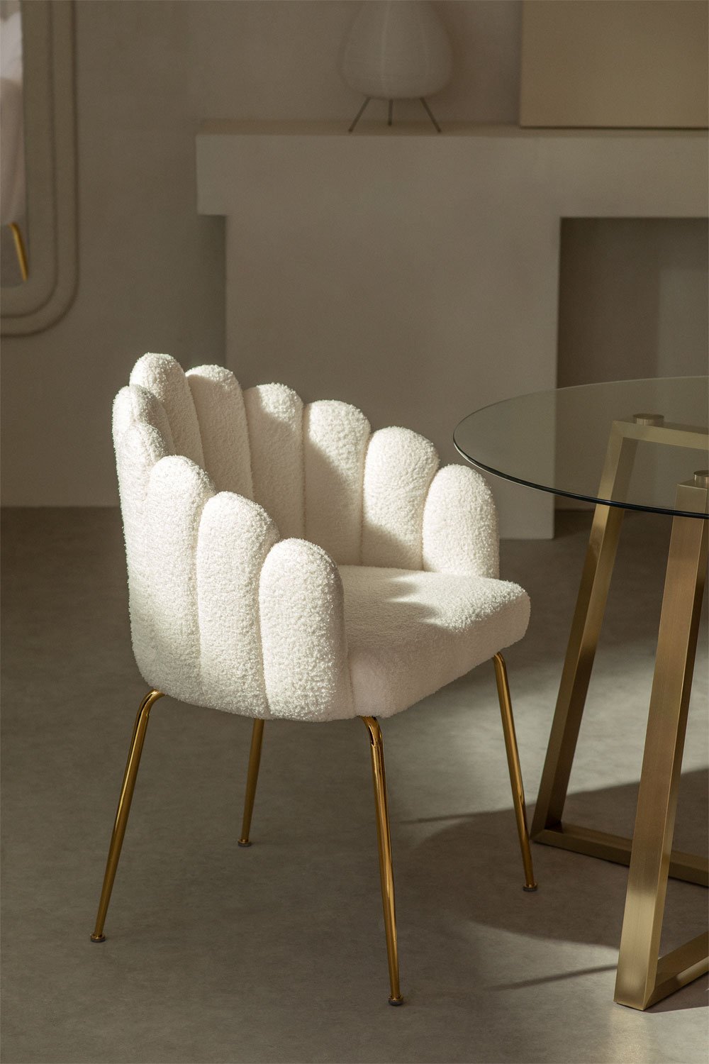 Chenille Dining Chair Markina , gallery image 1
