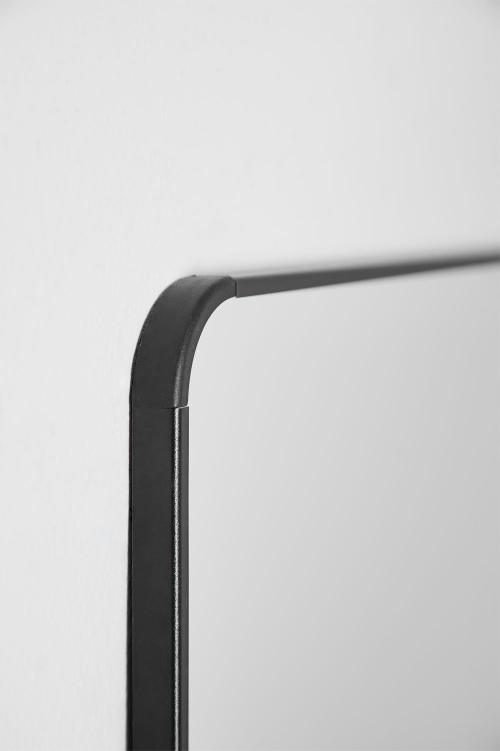 Rectangular wall mirror in aluminum 35x120 cm Sadint, gallery image 4