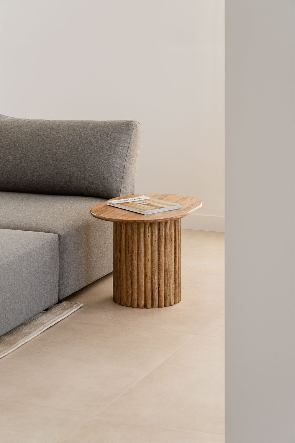 Barnet mango wood side table , gallery image 1