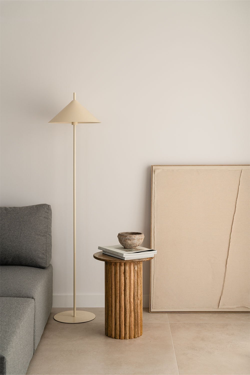 Barnet mango wood side table , gallery image 1