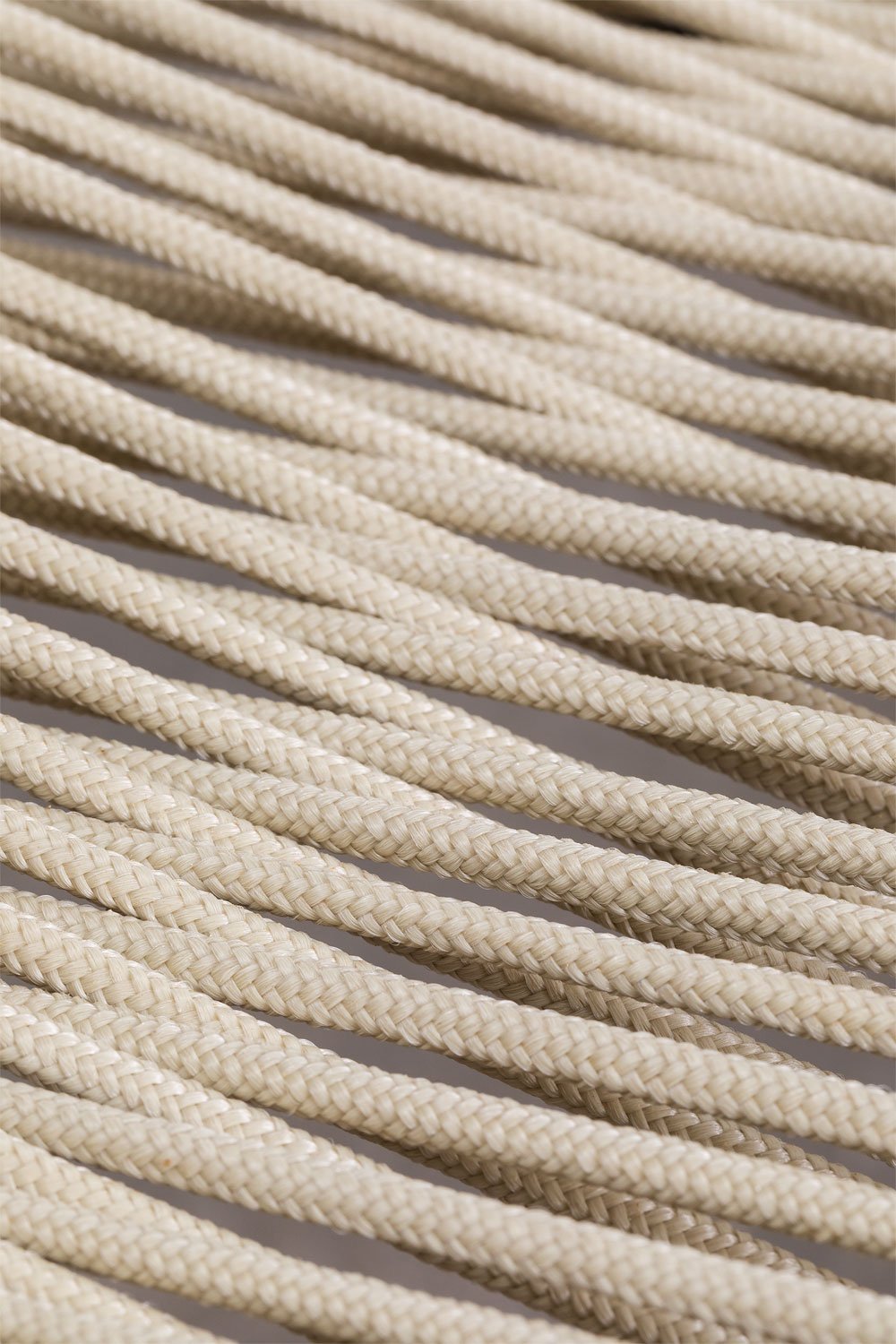 Tenay reclining lounger in acacia wood and braided rope, gallery image 6