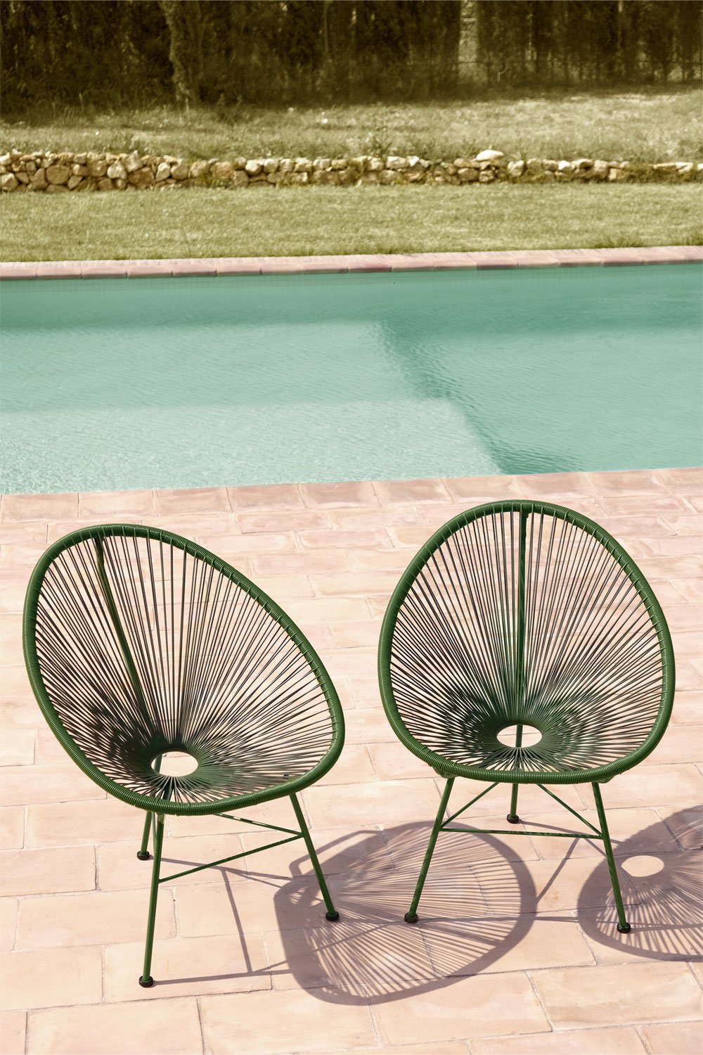 Pack of 2 New Acapulco Garden Chairs, gallery image 1