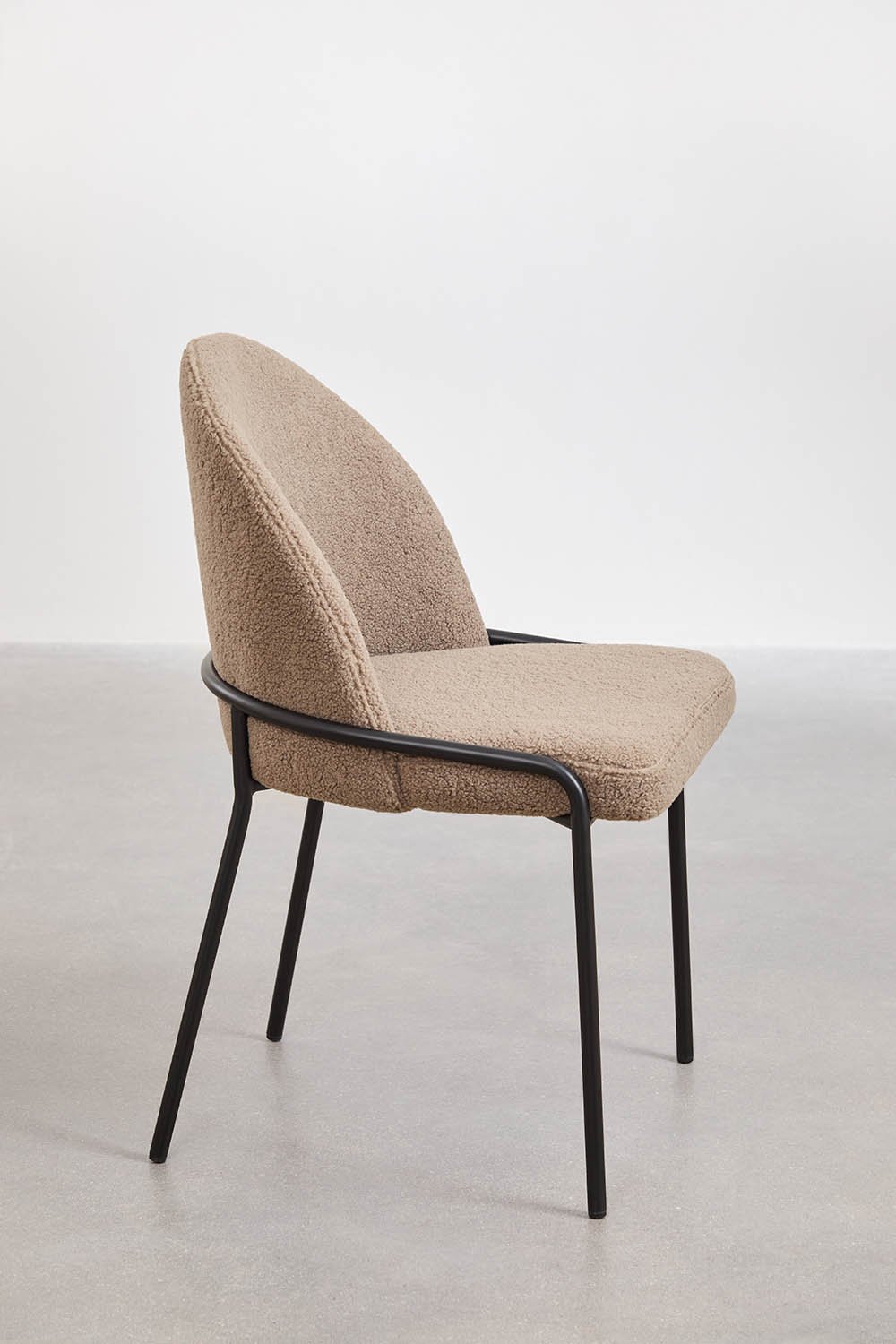 Pack of 2 Grolet upholstered dining chairs, gallery image 4