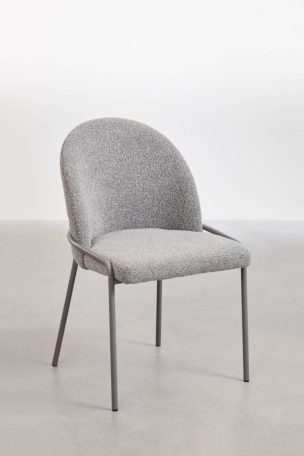 Pack of 4 Grolet upholstered dining chairs, gallery image 3