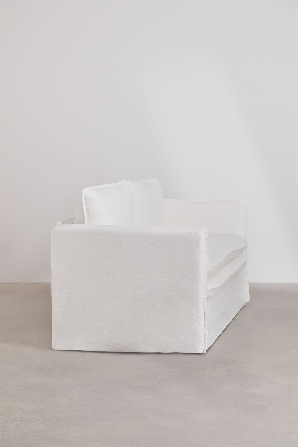 Grace 2-seater sofa in linen and cotton, gallery image 4